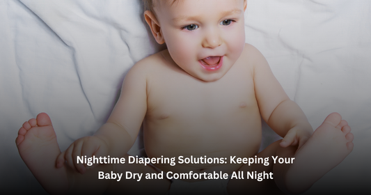 Happy baby with night time diapering solutions